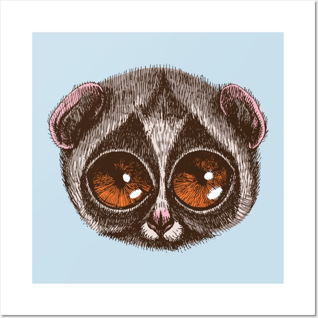 Slow Loris Wall Art by AnimalsFashion